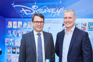 UKG’s ceo James Conn (right) with Jeff Weiss, former co-ceo of American Greetings, but who continues as a board member.
