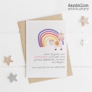 A magical design from Dandelion Stationery.