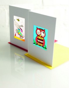 One of Rachel's favourite products is the 'stained glass' cards, now discontinued.