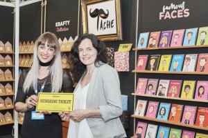 Leona with Pennie Bryant, co-owner of Tache.