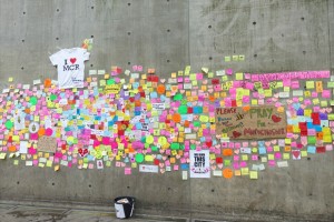 The Wonderwall of messages in Manchester