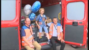 Portsmouth Royal Mail were on hand to help with Ben's brilliant birthday haul!