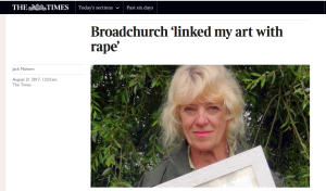 Watercolourist campaigns for compensation for linking her design to a rape case