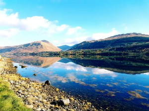 Above: Not a bad route to work! Though retailers are rather spread out in some areas of Grant’s territory, such as here alongside Loch Fyne in Argyle.