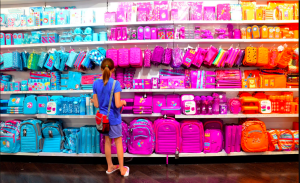Smiggle’s bright cheery approach is a popular choice with the youth.