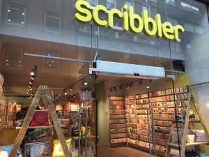 Scribbler’s new Rathbone Place store has its signature open, contemporary look and feel.