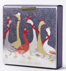 The Art File’s Sara Miller London Christmas box that is in the finals of The Henries this year.