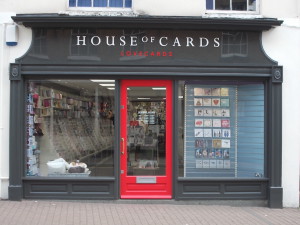 Above: House of Cards store in Tring.