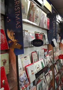 Clintons doubles its market share of the card market at Christmas.
