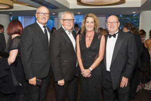 Words ‘n’ Wishes’ joint mds Rod Brown (far left) and Carl Salt (far right) with Cardgains’ marketing director Penny Shaw and Chris Dyson at the recent Henries awards.