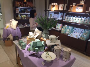 Part of the Wrendale Designs’ Portmeirion products on display in the Takashimaya Yokohama department store.