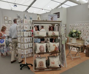 The Wrendale Designs’ stand at Harrogate Home & Gift in July.