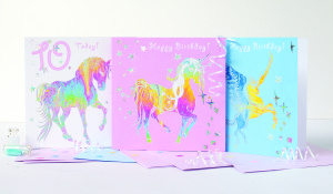 Deckled Edge was in the finals of the License This! competition. In addition to general retailers. the company now supplies its greeting cards and giftwrap designs to leading UK equestrian wholesaler Westgate EFI.