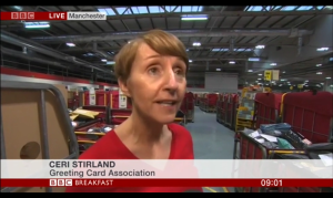 GCA president and UKG director of marketing, Ceri Stirland on BBC Breakfast today (December 14).