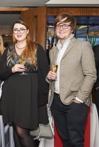 Ohh Deer’s co-founder and md Mark Callaby with the company’s sales manager Laura Wells at the recent Henries.