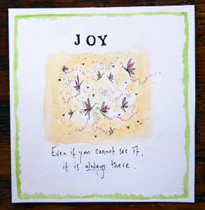 Simply gorgeous sentiment on a Jess Grant design from The Almanac Gallery.