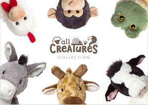 All Creatures is Carte Blanche Greetings’ first launch of generic plush.
