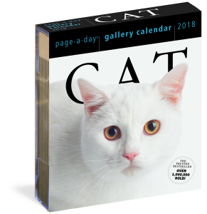 The Cat Gallery by Workman Publishing was a top performer in Day-a-Page calendars at Waterstones.
