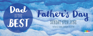 The Facebook banner artwork for Father’s Day.