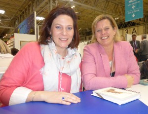 Wrendale Designs’ Hannah Dale (left) with AMR’s Lucy Hynes.