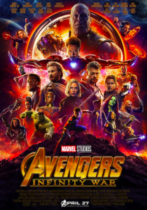 Above: Avengers: Infinity War looks to be the one of the biggest films Marvel has ever produced.
