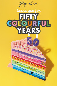 Paperchase is looking top celebrate its ’50 colourful years’ in a variety of ways.