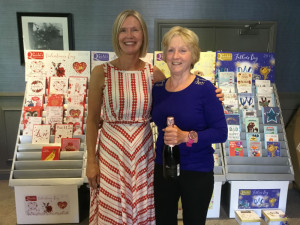 Managing director, Alison Butterworth makes a presentation to Barbara Wale at the company’s recent sales conference.