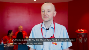 Royal Mail commissioned a special Father’s Day video featuring comments from some of its employees about what their fathers mean to them.