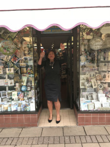 Maggie Wym of Just Cards in Honiton was happy about reaching the finals of The Retas, but she is also chuffed at the store’s Father’s Day sales.