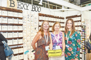 My Favourite Things’ Julie Donabie (centre) with Bex Hassett (right), founder of of Bexy Boo and agent Jo Bannister at PG Live.