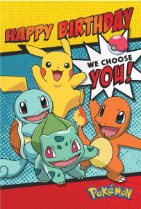 One of Gemma’s new Pokémon cards in a stylish cartoon feel