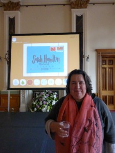 Sarah Hamilton spoke about Just a Card at the recent GCA AGM.