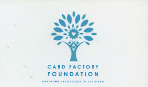 The logo of the Card Factory Foundation.