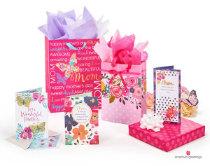 A selection of Mother’s Day products from American Greetings.