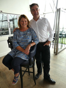 Gemma’s md Amanda Parkin with her brother and co-director Tim Rudd-Clarke.