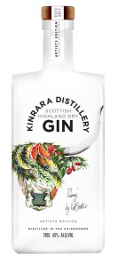 Kat Baxter’s artwork now graces Kinrara Distillery’s Limited Edition Artist Gin.