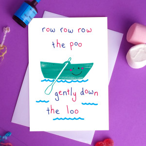 Objectables is also a card publisher of funny cards. This is one of its rude kids’ designs