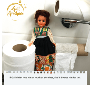 One of Gail’s observations that appear within the Doll Truth portfolio.