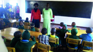 The schoolroom that Wrendale Designs funded in Kenya is now being put to good use.