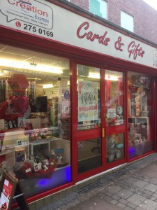 Cards & Gifts in Sheffield closed early on match day between England and Sweden