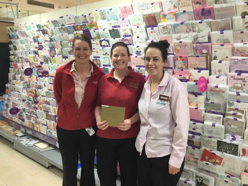 Staff from Buckleys Supervalu in Mullingar with the prize