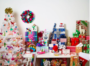 Above: Above: Paperchase is ready and funky this Christmas.
