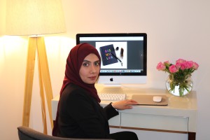 Above: Sabah Nazir, founder of Sabah Designs and Islamic Moments. 