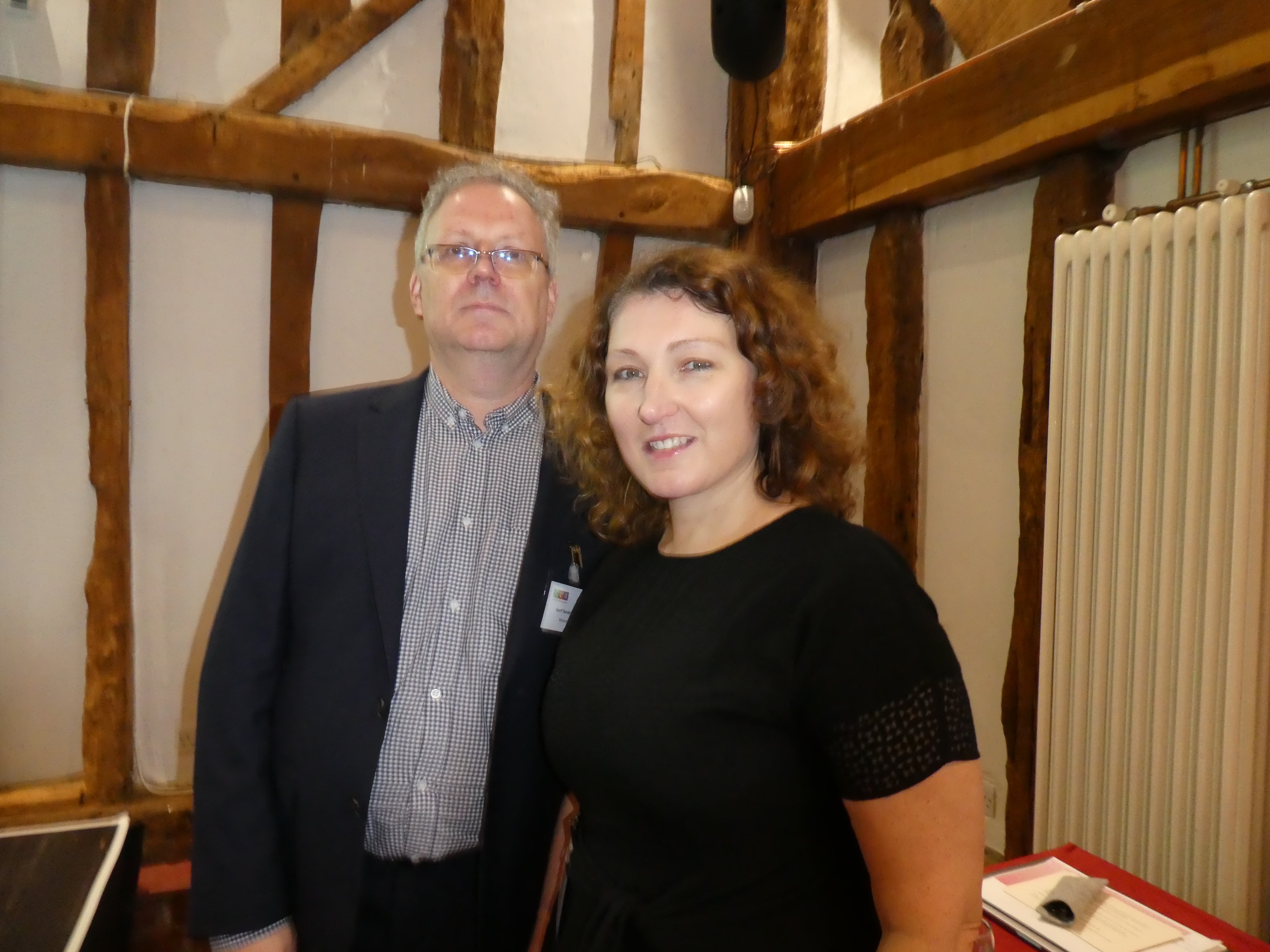 Above: Moonpig’s Geoff Sanderson and Sarah-Jane Porter at last week’s GCA AGM & Conference. 