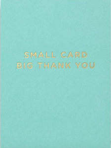 Above: Bought by the handfuls, Lagom’s Mini Cards.