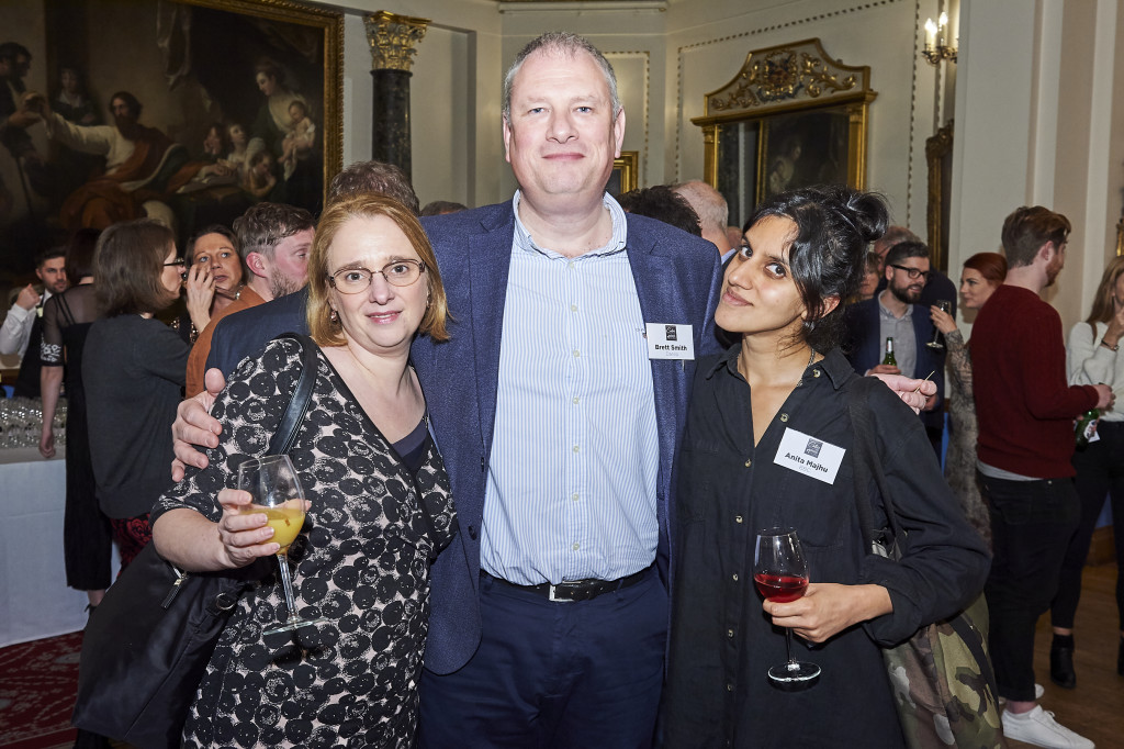 Above: Brett Smith, Danilo’s sales director with BBC Studios’ Anita Majhu (right) and Julie Kekwick at last week’s Calies awards event.