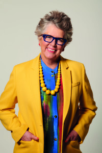 Above: Prue Leith CBE, culinary maestro is launching her own range of licensed products.
