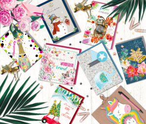 Above: The 1,000 different card designs TMS creates are from designers from different countries and cultures.