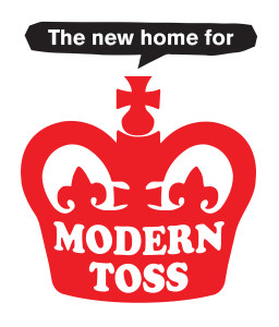 Above: Modern Toss’ well recognised logo. 