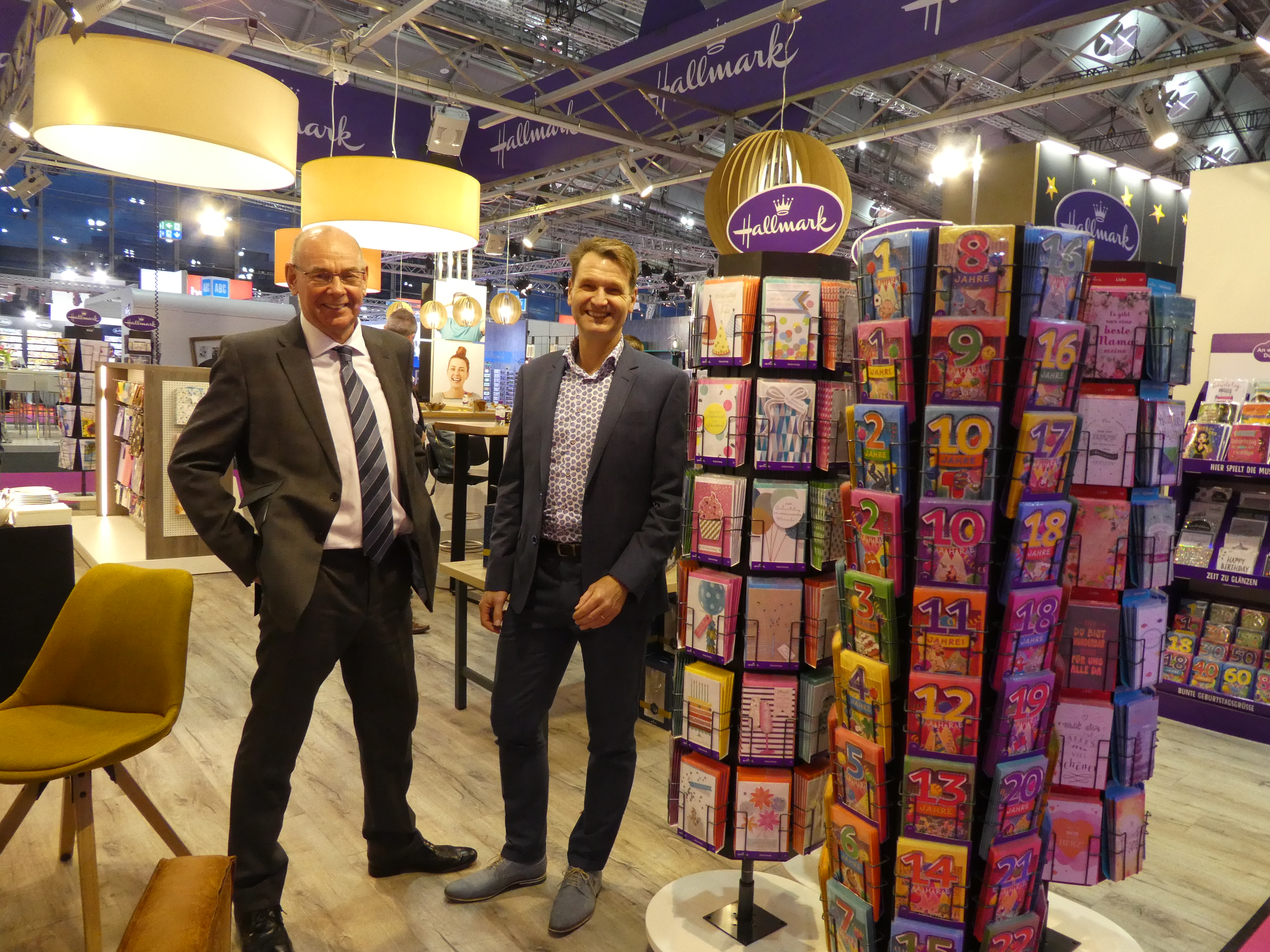 Above: Only a few weeks before he officially retires from Hallmark after 22 years, Steve Wright who has recently relinquished the role of md of Hallmark UK, caught up with Jan Willem-Koch, md of Hallmark Continental Europe. 